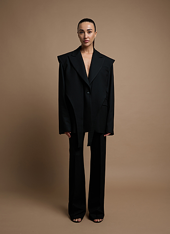 Брюки со стрелками 013 Черный