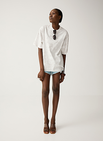 Футболка с эффектом варки Белый