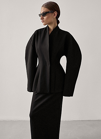 Жакет о силуэта GAMBIT Черный