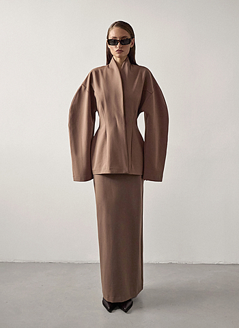 Жакет о силуэта GAMBIT Песочный