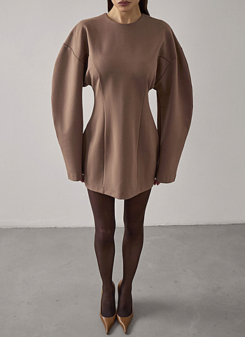 Платье о силуэта MATE Песочный