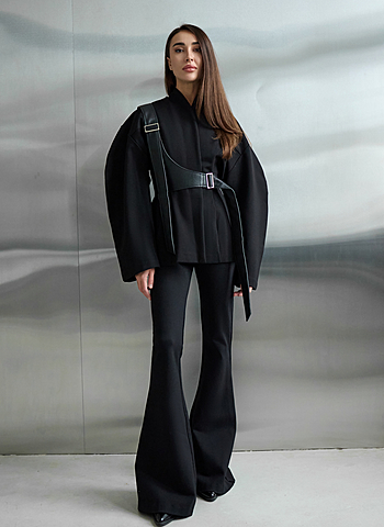 Брюки - клеш DIAGONAL Черный