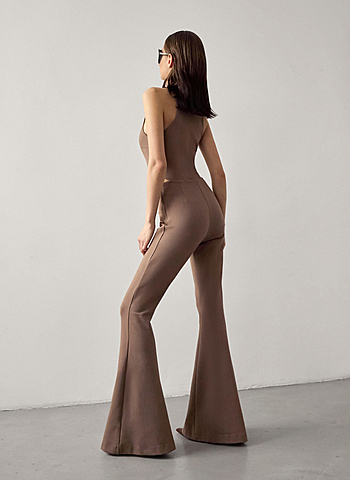 Брюки - клеш DIAGONAL Песочный