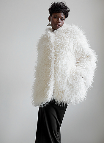 Шуба ROOK Молочный