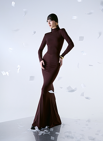 Платье МАКСИ *26 Коричневый